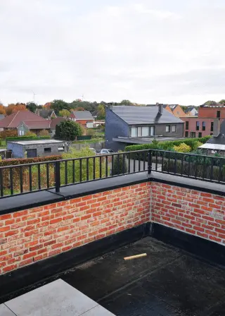 Iron fences on the balcony